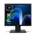 Acer V196L - Monitor a LED - 19" - 1280 x 1024 @ 75 Hz - 250 cd/m² - 5 ms - DVI, VGA - altoparlanti - nero
